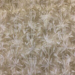 🛒 $30 4 1/4 yards Quilt Cotton Fabric Material Bamboo Cream Tan #560-2